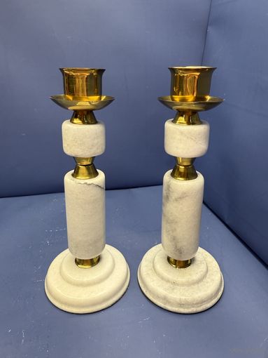 Пара подсвечников , камень