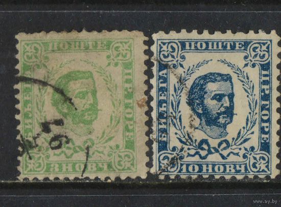 Черногория Княж 1876 Никола I Петрович Стандарт #2III,5III