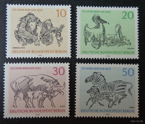 Западный Берлин 1969 Mi338-41 MNH