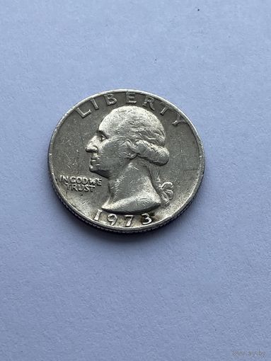 25 центов 1973 г., США