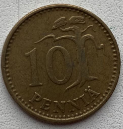 Финляндия 10 пенни 1971 г.