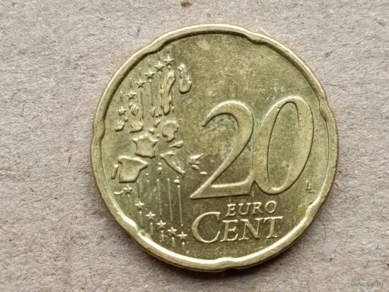 Германия 20 евроцентов, 2002 "A". (Н)