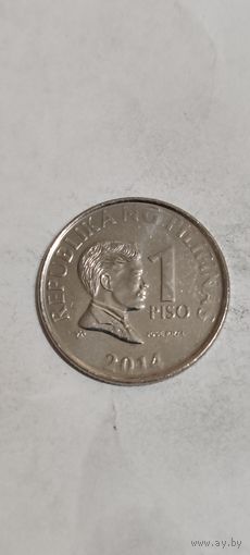 Филиппины 1 песо 2014