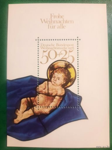 ФРГ 1978. Рождество. Блок