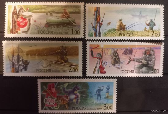 Россия.1999г. Рыбалка.