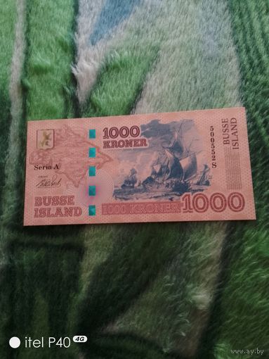 Тысяча крон Исландия оригинал