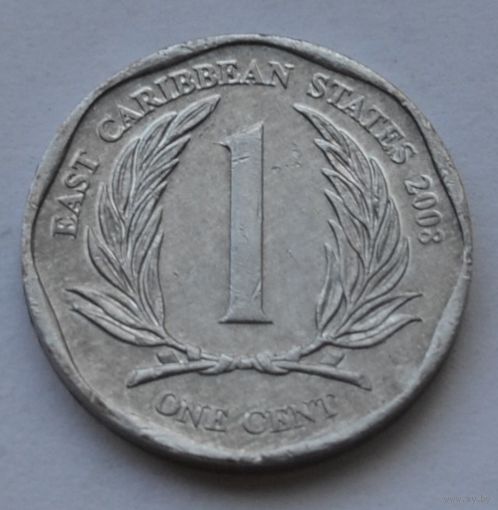 Восточные Карибы, 1 цент 2008 г.