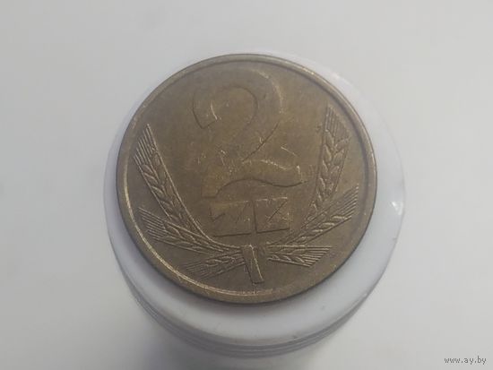 2 злотых Польша 1984 год лот 42