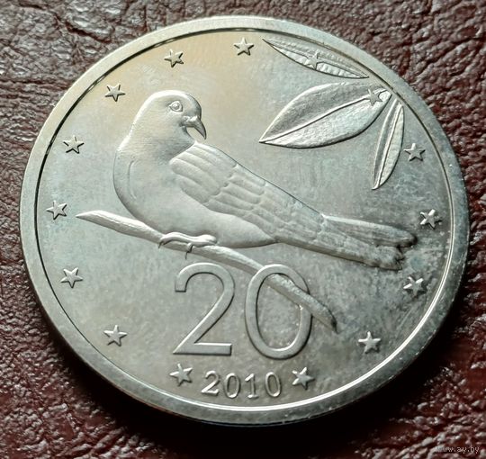 Острова Кука 20 центов, 2010  С РУБЛЯ