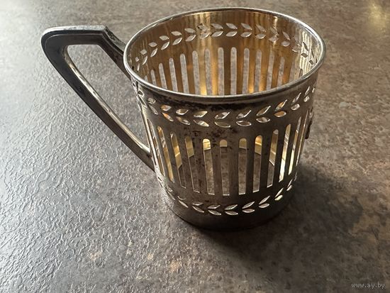 Серебряный подстаканник 1