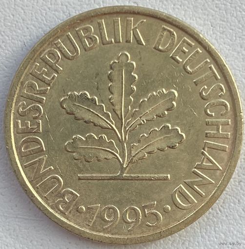 Германия 10 пфеннигов 1995 г. J