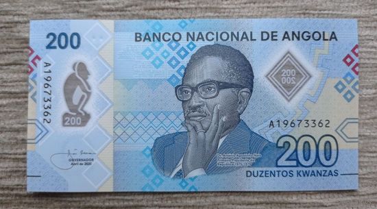 Werty71 Ангола 200 кванза 2020 UNC банкнота
