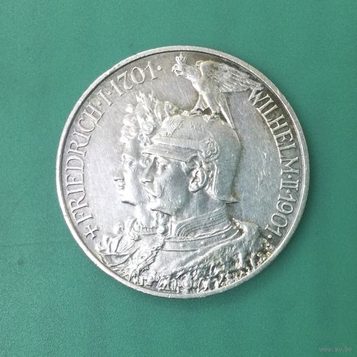 Германия Пруссия 2 марки 1901 200 лет