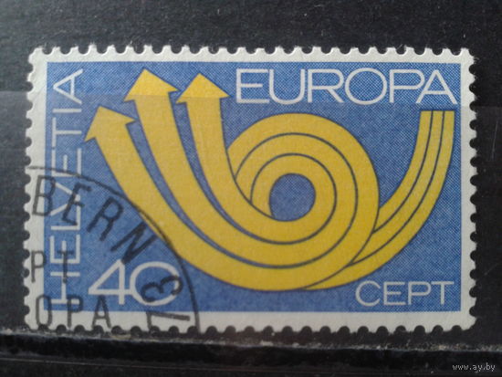 Швейцария 1973 Европа, концевая
