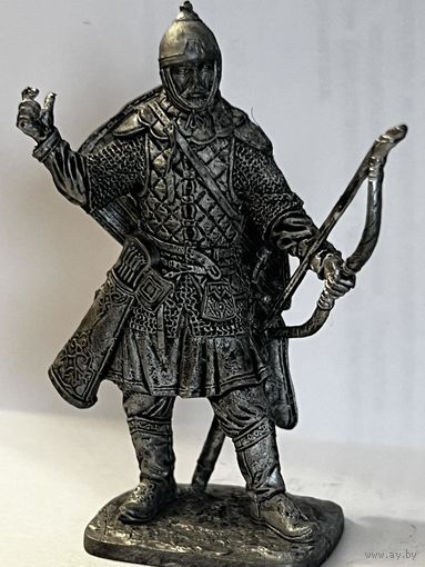 Статуэтка Лучник воин металл с рубля