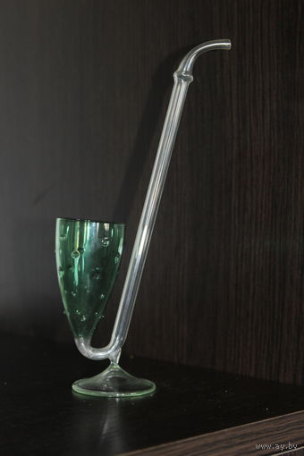 Стеклянный "Трубка-бокал" для портвейна.