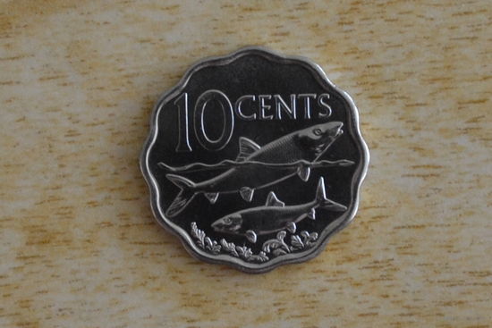 Багамы 10 центов 2007
