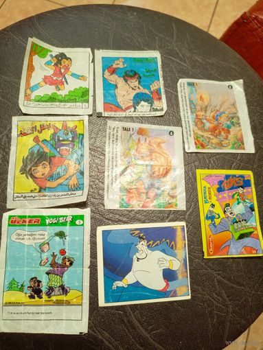 Обертки -фантики от жвачки \2