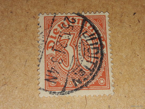 Германия Рейх 1920  Служебная марка