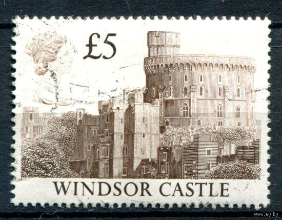 Великобритания - 1988г. - замки, 5 фунтов - 1 марка - гашёная [Mi 1177]. #3-GB-97-A-2
