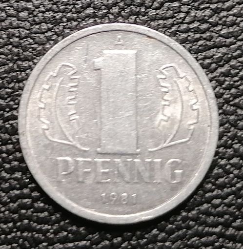 1 пфенниг 1981