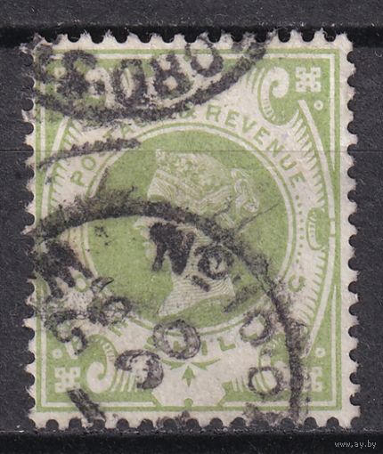 37.Br. Великобритания. Виктория. Стандарт. 1Sh. 1887 г. Mi.#97.