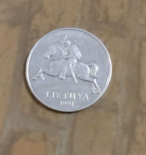 Литва. 2 цента 1991