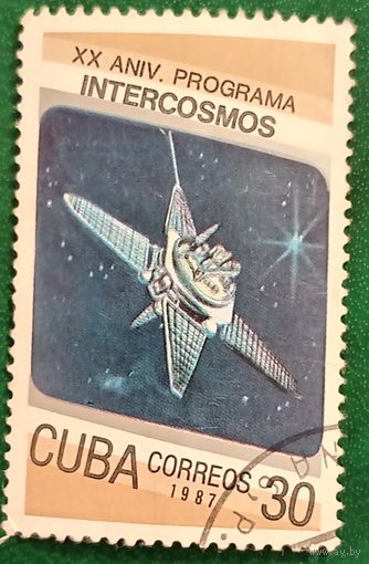 Куба 1987. Космический спутник