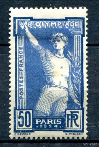Франция (Республика) - 1924г. - Олимпийские игры в Париже, 50 с - 1 марка - MH [Mi 172]. #1-Fr-17-A-2