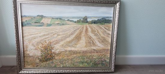 Картина маслом " Жнiво". Автор - Барановская Елена Анатольевна