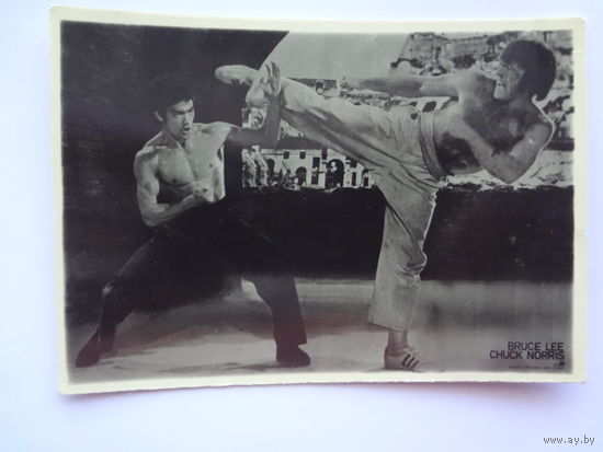 Календарик 1901-2000 г.  Брюс Ли, Чак Норис.