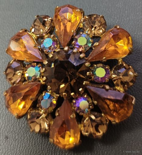 Брошь Коньячная. Чехословакия СССР.