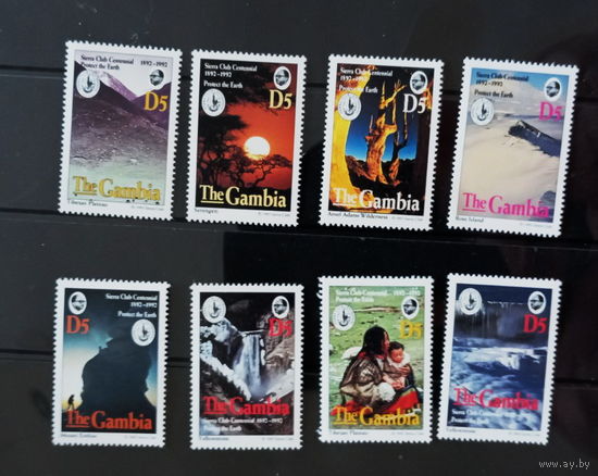 ГАМБИЯ ЗАПОВЕДНИКИ ФАУНА ФЛОРА   MNH