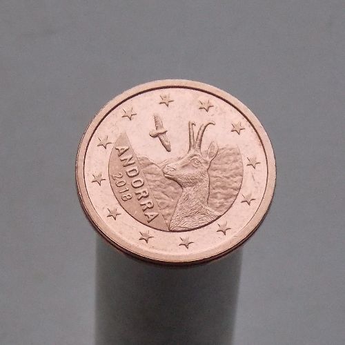 Андорра 2 евроцента 2018