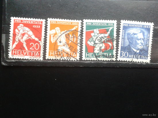 Швейцария, 1932, Национальный спорт,полная сер., Михель 16 ев.гаш.