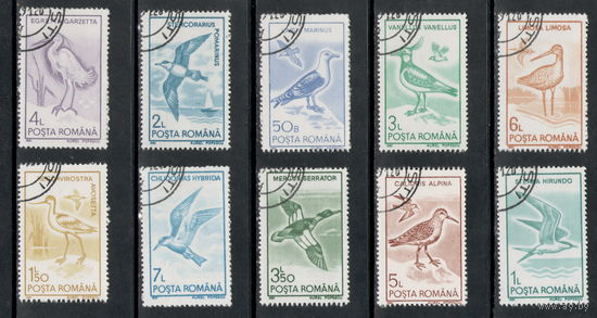 Румыния /1991/ Фауна. Птицы / Серия 10 Марок