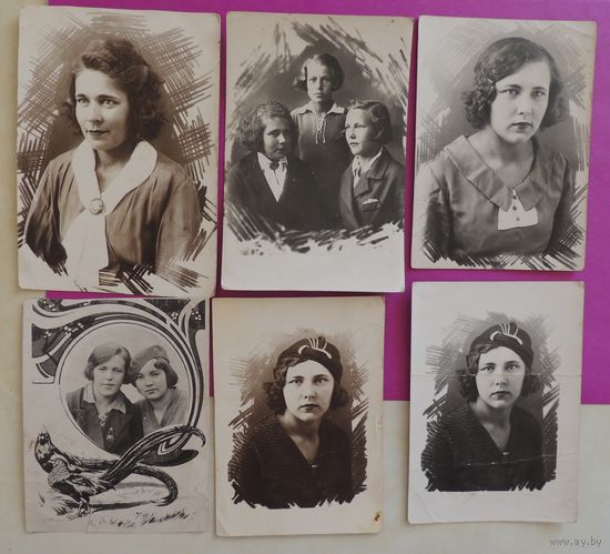 Фото "Женские портреты", 1930-е гг.