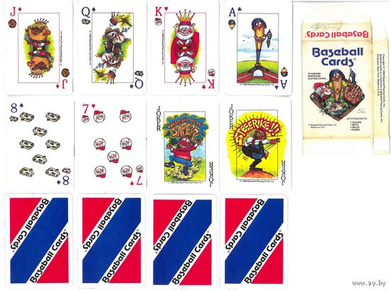 Карты игральные Baseball Cards (стандарт, покер), 54 шт.