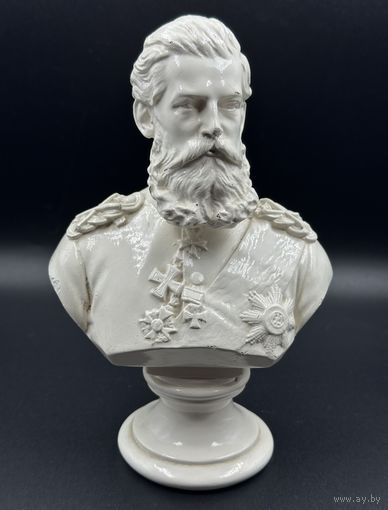 Бюст. Император Фридрих III. Гипс. С рубля!