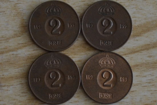 Швеция 2 эре 1955,59