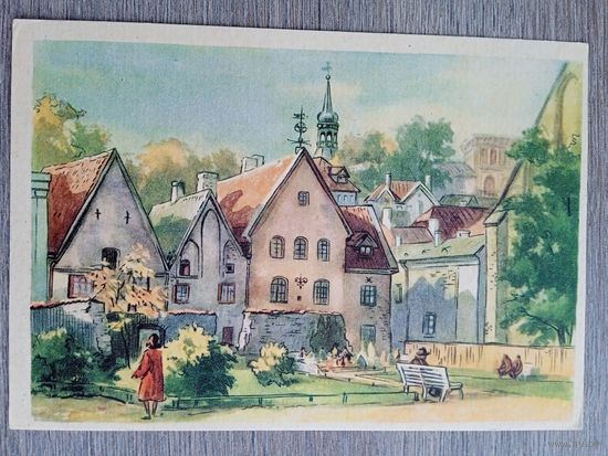 1959. Митт. Таллинн. Вид со стороны Харьюского сквера