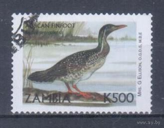 [1587] Замбия 1999. Фауна.Птица. Гашеная марка.