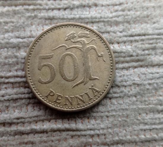 Werty71 Финляндия 50 пенни 1973 Вековое дерево