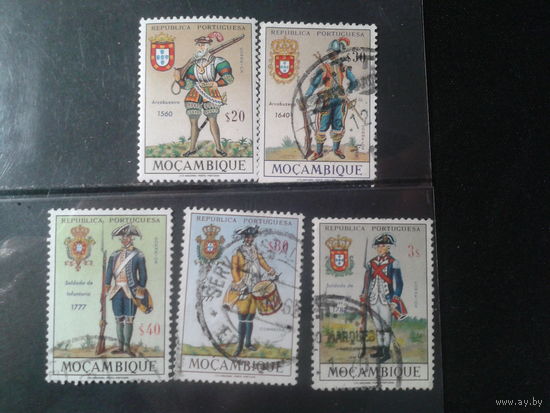 Мозамбик, колония Португалии, 1966. Военная форма 1560-1817 г.г.