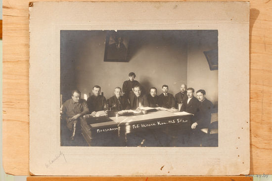 Три большие групповые фото на паспарту из фотоархива одного человека, РСФСР, 1920-е годы