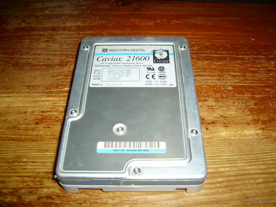 Жесткий диск IDE WD Caviar 21600 на 1.5 gb