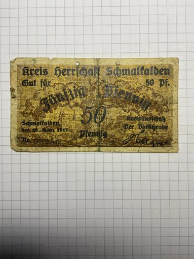 50 пфенигов (нотгельды) г. Германия.-2012