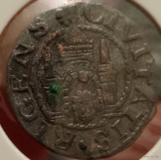 Шиллинг 1572г. Вольный город Рига. Аукцион с рубля без минимальный цены.