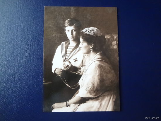 Императрица Александра Федоровна и цесаревич Алексей. Ливадия. 1913.  2009 г.