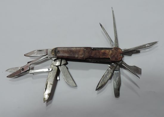 Перочинный ножик СССР. Длина 8 см.